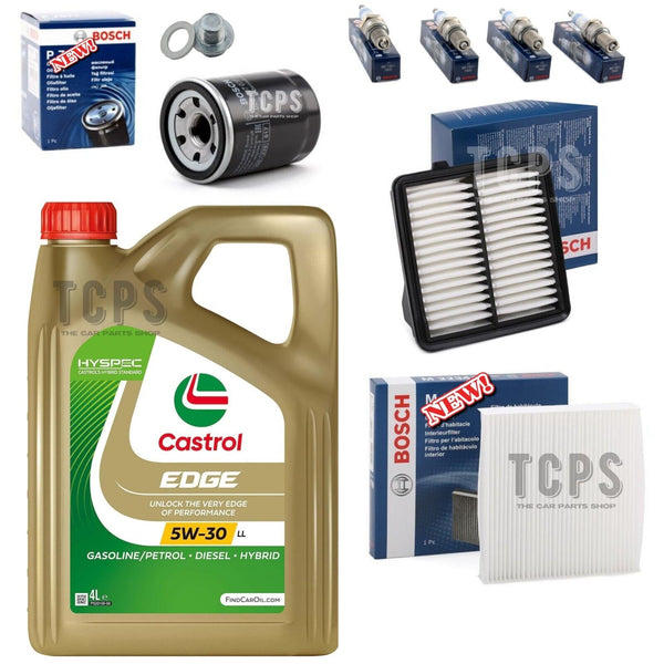 FOR HONDA JAZZ I-VTEC MK3 COMPLETE BOSCH SERVICE KIT WITH 4 X BOCH PLUGS