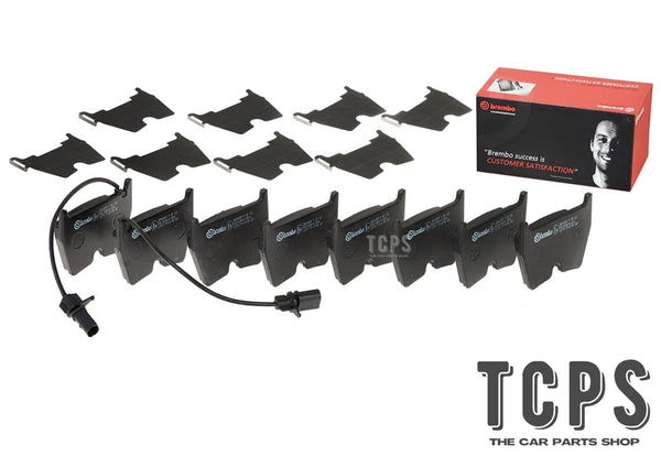 FITS AUDI R8 5.2 FSI 2015+ BREMBO FRONT BRAKE PADS SET HIGH OE QUALITY NEW