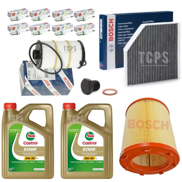 FOR AUDI S6 4.0 TFSI V6 MK4 FULL SERVICE KIT WITH 10L CASTROL LL