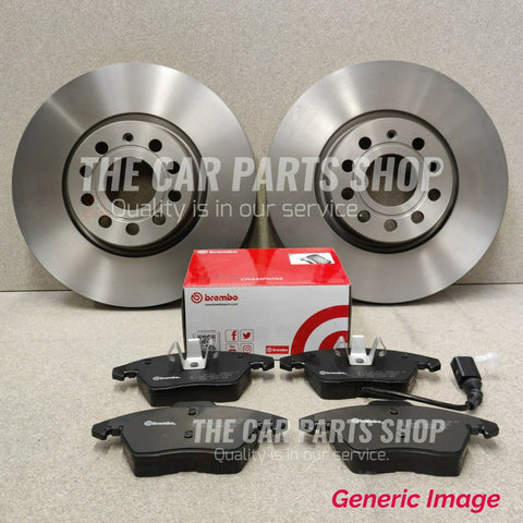 FOR BMW 118D F20 FRONT BRAKE DISCS 312MM +BREMBO PADS & SENSOR NEW