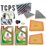 FOR BENTLEY FLYING SPUR 4.0 V8 MK2 SERVICE KIT 10L CASTROL & AIR OIL POLLEN PLUG