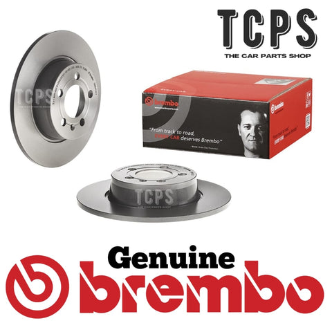 2 X REAR BREMBO BRAKE DISCS - SOLID 272MM - 08B41311