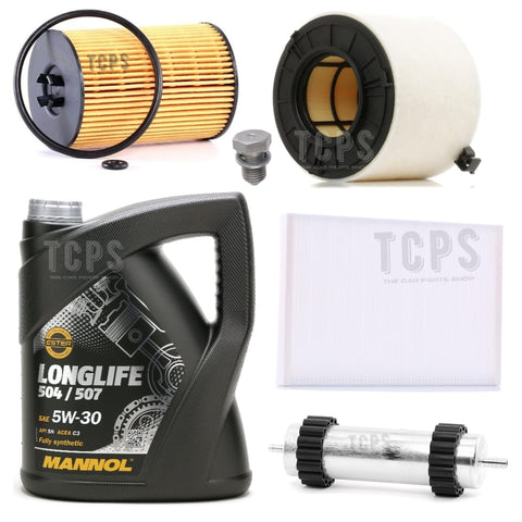 For Audi A5 2.0 TDi MK2 Full Service Kit & 5L Mannol 5w30