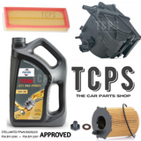 FOR PEUGEOT EXPERT TEPEE 1.6 HDi 07-16 SERVICE KIT 5L FUCHS FPW & FUEL OIL AIR