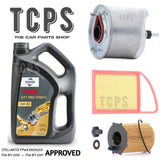 FOR PEUGEOT 208 1.6 e-HDi MK1 SERVICE KIT 5L ENGINE OIL & AIR OIL FUEL