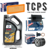 FOR CITROËN C-ELYSEE 1.2 VTi 2012-2017 SERVICE KIT 5L FUCHS FPW 5W30 OIL & OIL AIR FUEL