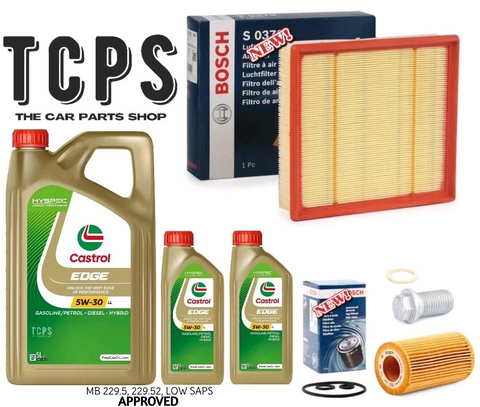 FOR MERCEDES A200 CDI 14-18 BOSCH SERVICE KIT 7L 5W30 OIL AND OIL AIR FILTER