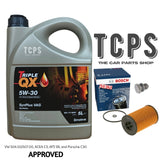 FITS AUDI A4 2.0 TDI ALLROAD SERVICE KIT 5L 5W30 OIL + OIL FILTER PACK