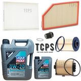 FITS VOLVO XC70 2.0 D4 SUV FULL SERVICE KIT 6L LIQUI MOLY 0W20 OIL FILTERS