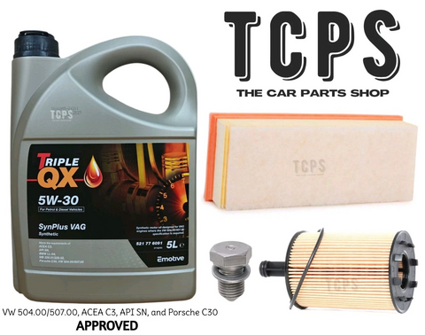 FOR AUDI Q5 2.0 TSFI HYBRID QUATTRO 11-16 (8RB) SERVICE KIT 5L OIL + AIR AND OIL FILTER NEW