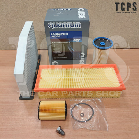 For Audi Q3 2.0 TDI MK1 Full Service Kit With 5L Quantum 5w-30