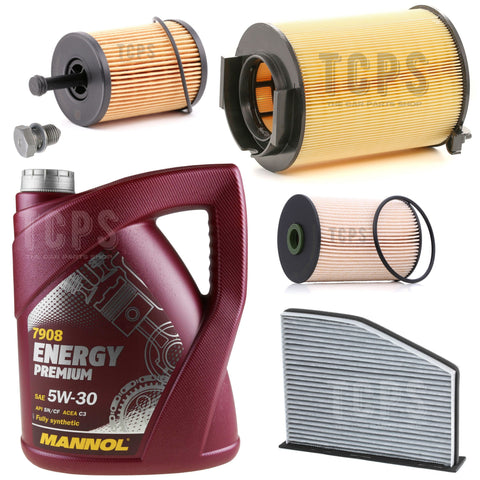 For VW Caddy 2.0 SDI MK3 Full Service Kit With Mannol 5w30