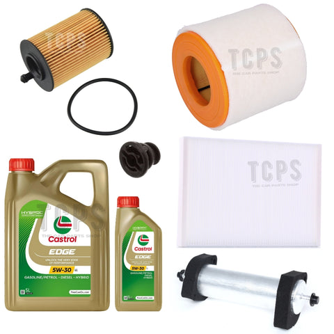 For Audi A6 2.0 40 TDI MK5 Full Service Kit with 6L Castrol Edge 6w30