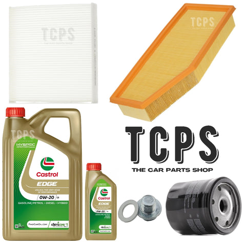 FOR NISSAN X-TRAIL 1.5 E-4ORCE ACENTA MK4 FULL SERVICE KIT 6L CASTROL 0W20 C5