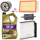 FOR RENAULT CLIO 1.2 DYNAMIQUE TCE MK3 SERVICE KIT 5L 5W40 FULL KIT