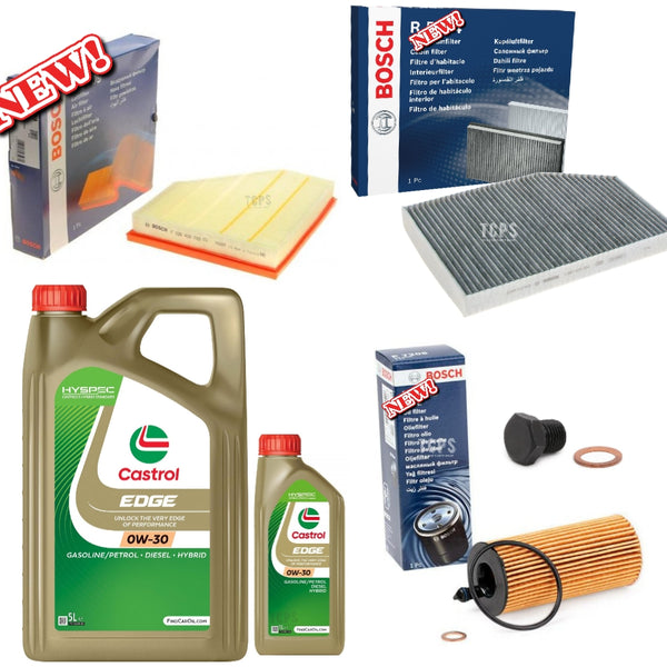For BMW 330e M-SPORT G20 Bosch Service kit 6L Castrol 0W30 & Bosch Filters
