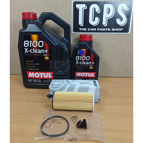 FOR BMW 320i 2019+ G20/G80/G28 MOTUL SERVICE KIT 6L 5W30 & GENUINE OIL FILTER SUMP PLUG