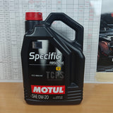 5 LITRES MOTUL SPECIFIC RBS0-2AE ACEA C5 0W20 ENGINE OIL 106045