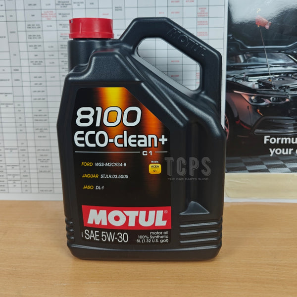 5 LITRES MOTUL 8100 ECO-CLEAN+ ACEA C1 5W30 ENGINE OIL 101584