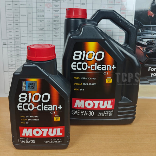 6 LITRES MOTUL 8100 ECO-CLEAN+ ACEA C1 5W30 ENGINE OIL 101584