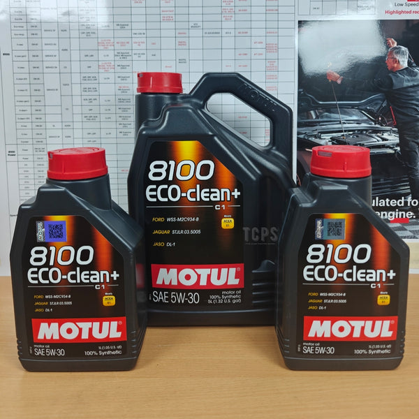 7 LITRES MOTUL 8100 ECO-CLEAN+ ACEA C1 5W30 ENGINE OIL 101584