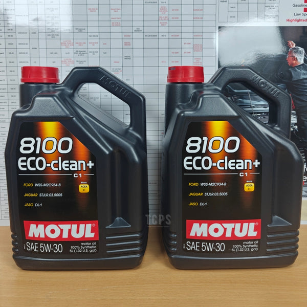 10 LITRES MOTUL 8100 ECO-CLEAN+ ACEA C1 5W30 ENGINE OIL 101584