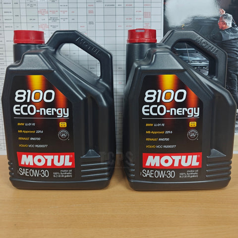 10 LITRES MOTUL 8100 ECO-NERGY ACEA A5/B5 0W-30 ENGINE OIL 102794