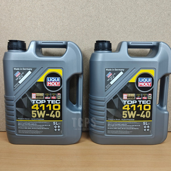 10 LITRES LIQUI MOLY TOP TEC 4110 5W-40 ENGINE OIL ACEA C3 VW511 BMW LONGLIFE-04 21479