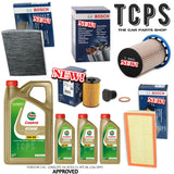 FOR PORSCHE CAYENNE 3.6 07-10 FULL BOSCH SERVICE KIT WITH 8L CASTROL EDGE 5W30 LL