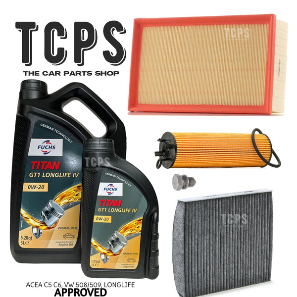 FOR SKODA SUPERB 2.0 TDI MK3 SERVICE KIT WITH 6L FUCHS 0W20