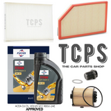FITS VOLVO XC70 2.0 T5 SERVICE KIT 6L FUCHS 0W20 + 3 FILTERS & SUMP PLUG