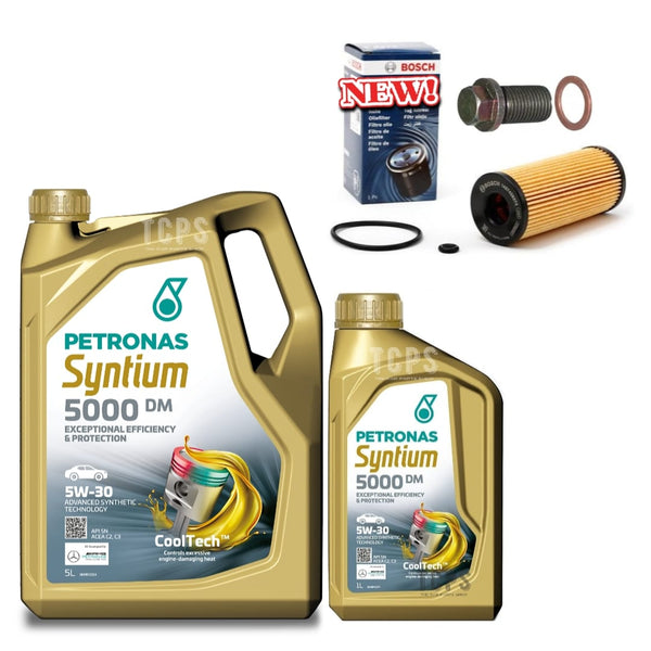 FOR MERCEDES B-CLASS B180 W245 BOSCH SERVICE KIT 6L PETRONAS BOSCH OIL FILTER