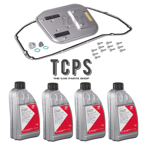 FOR AUDI RS7 PLUS MK1 GEARBOX SERVICE KIT 4L FEBI ATF FLUID & FILTER PACK