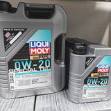 6 LITRES LIQUI MOLY 0W20 SPECIAL TEC PREMIUM MOTOR OIL FOR VOLVO'S
