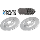 FOR MERCEDES A35 AMG W177 PAGID DRILLED REAR DISCS 350MM & REAR PADS PAGID