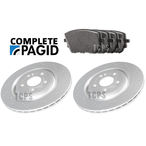 For Mercedes A35 4Matic W177 Rear Pagid brake discs & brake pads Brand New