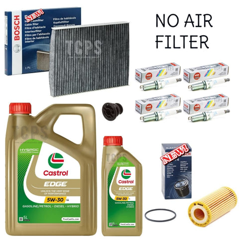 FOR AUDI S3 8V BOSCH SERVICE KIT WITH IRIDIUM SPARK PLUGS X4 (NO AIR)