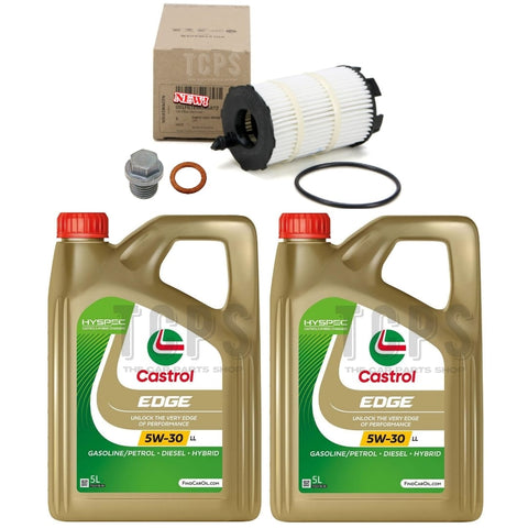 FOR AUDI R8 V10 PLUS MK2 OEM SERVICE KIT GENUINE OIL FILTER & 10L CASTROL 5W30
