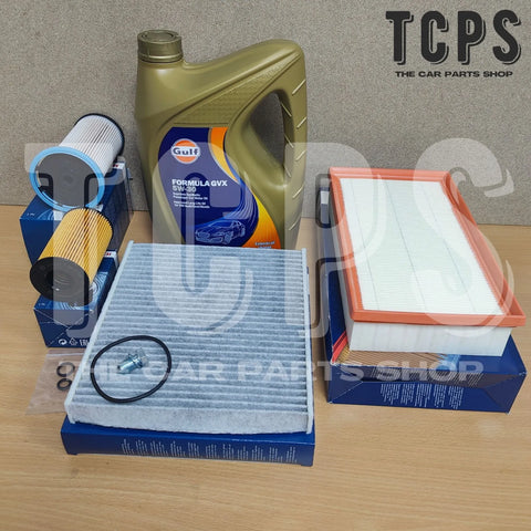 FOR VW ARTEON 2.0 TDI 2017+ FULL BOSCH FILTER KIT SERVICE WITH NEW 5L OIL 5W30