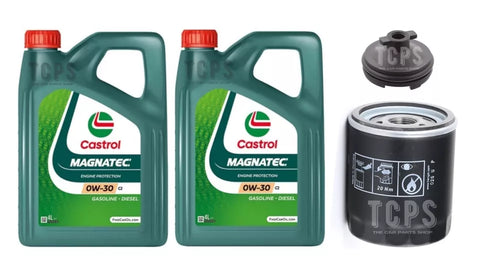 FOR FORD MONDEO 2.0 TDCI 2014+ SERVICE KIT 8L CASTROL OIL WITH OIL FILTER + SUMP