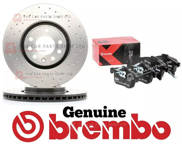 FOR VAUXHALL ASTRA H MK5 FRONT BREMBO XTRA DISCS 308MM & FRONT BREMBO XTRA PADS