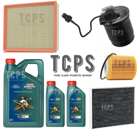 FOR FORD FOCUS 1.5 ECOBLUE TDCI MK4 FULL SERVICE KIT + 7L CASTROL MAGNATEC 0W20