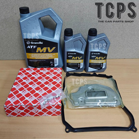 GEARBOX SERVICE KIT FOR VW GOLF 1.6 FSI MK5 7 LITRES ATF FLUID & FILTER PACKAGE