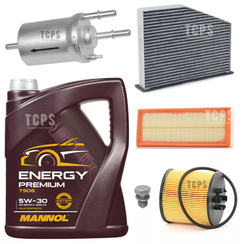 FOR VW TOURAN 1.4 TSI MK1 SERVICE KIT 5L OIL + ALL FILTERS AND SUMP PLUG