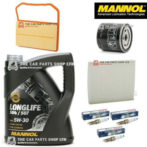 FOR VW POLO 1.0 SRE MK6 FULL SERVICE KIT 3 X BOSCH SPARK PLUGS