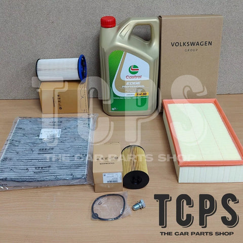 FOR VW TIGUAN 1.6 2.0 TDI MK2 GENUINE SERVICE KIT COMPLETE WITH ALL FILTERS OIL