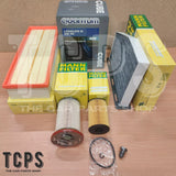 FOR VW PASSAT 2.0 TDI B6 05-10 COMPLETE MANN FILTER SERVICE KIT WITH 5L OIL NEW