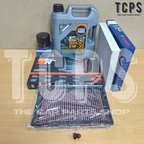 FOR VW UP 1.0 PETROL 11-20 SERVICE KIT K&N AIR BOSCH OIL POLLEN & 5L LIQUI MOLY