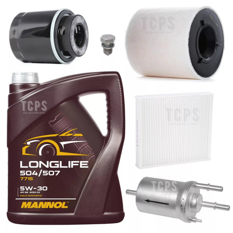 FOR VW POLO 2.0 TSI RLINE MK5 SERVICE KIT 5L MANNOL