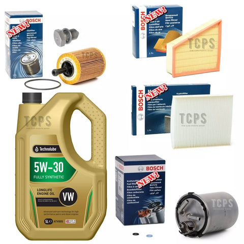 FOR VW SHARAN 1.4 1.8 PETROL 10-2015 MOBIL SERVICE KIT 5L MOBIL & BOSCH FILTERS